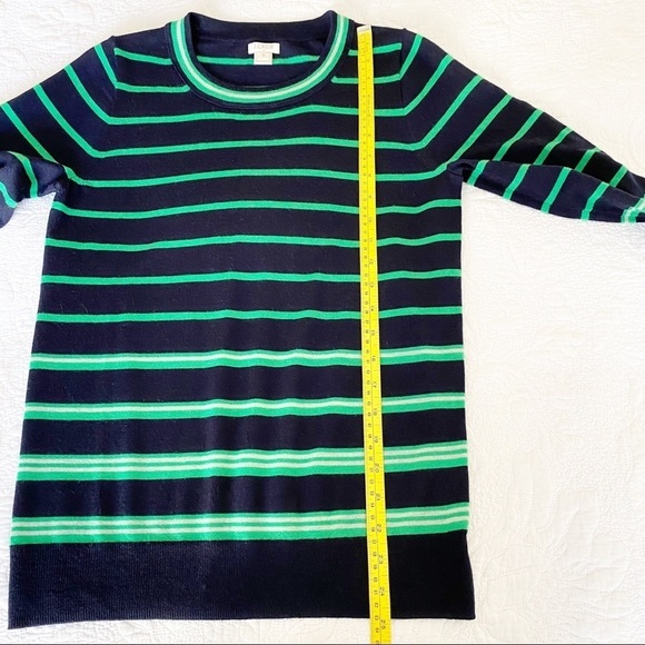 J. Crew Factory Merino Wool Stripe Sweater - Small - Picture 8 of 9